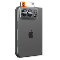 Spigen Optik Pro EZ Fit Lens Protector lot de 2 Apple iPhone Duo - Black
