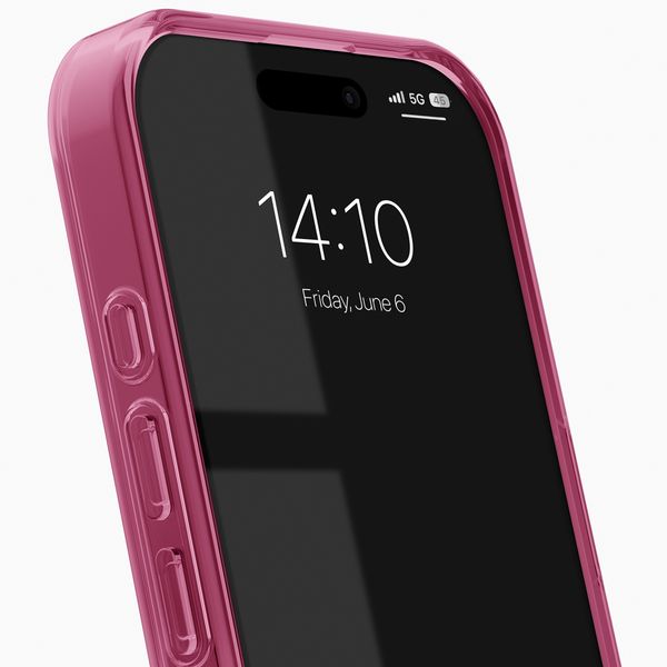 iDeal of Sweden Coque Clear MagSafe Apple iPhone 16 Pro Max - Cherry Crush