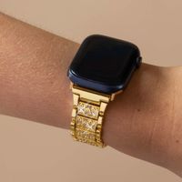 Selencia Bracelet à maillons scintillants Apple Watch | 38/40/41/42 mm - Doré