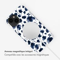 Selencia Coque arrière Vivid avec MagSafe Apple iPhone 14 - Midnight Blossom