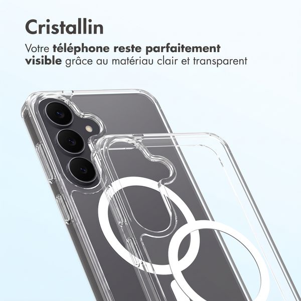 Accezz Coque arrière Xtreme Impact avec MagSafe Samsung Galaxy S26 FE - Transparent