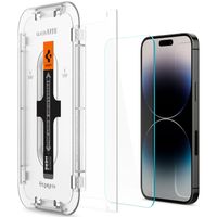 Spigen Protection d'écran en verre trempé GLAStR Fit 2 Paquets + Applicator Apple iPhone 14 Pro Max
