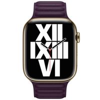 Apple Bracelet Leather Link Apple Watch | 38/40/41/42 mm - Taille S/M - Dark Cherry
