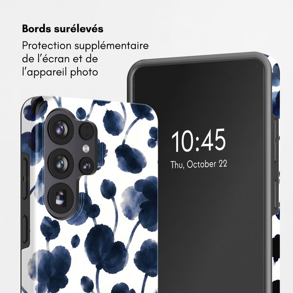 Selencia Coque arrière Vivid Samsung Galaxy S26 Ultra - Midnight Blossom