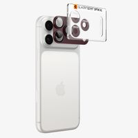 Spigen Optik Pro XL - pack de 1 Apple iPhone 18 Pro - Dark Cherry