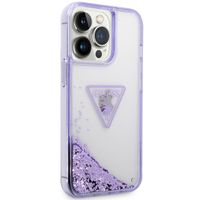 Guess Coque Liquid Glitter Apple iPhone 14 Pro Max - Violet