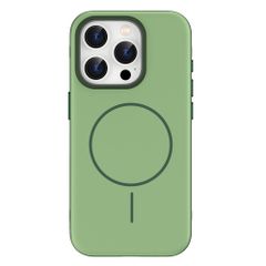 imoshion Coque arrière Color avec Thin MagSafe Ring Apple iPhone 15 Pro - Vert foncé