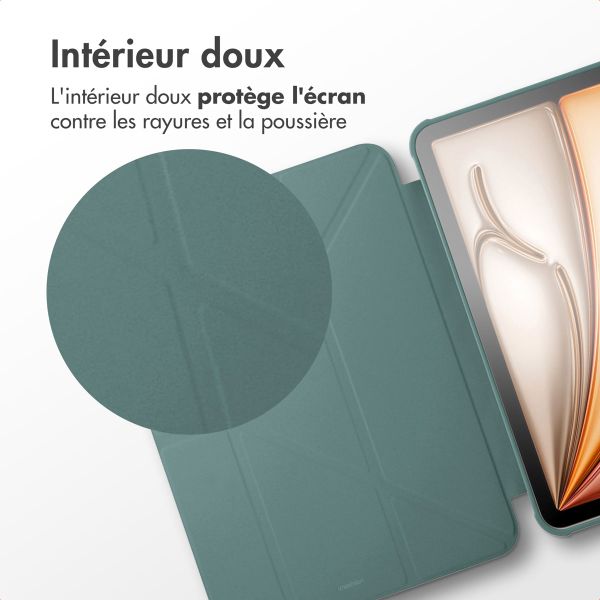 imoshion Coque tablette Origami Apple iPad Pro 11 (2025) M5 / (2024) M4 - Vert foncé