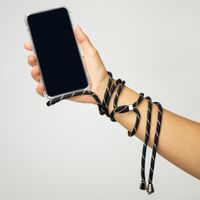 imoshion Coque arrière transparente avec cordon Samsung Galaxy S22 Plus - Noir & Doré