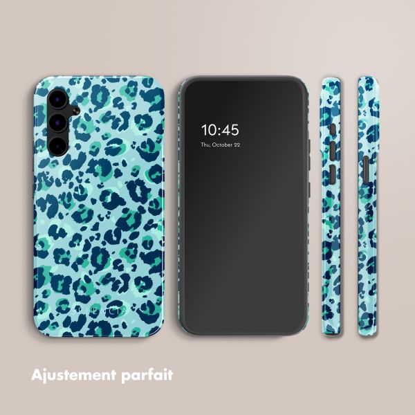Selencia Coque arrière Vivid Samsung Galaxy A34 (5G) - Wild Spots Light Blue