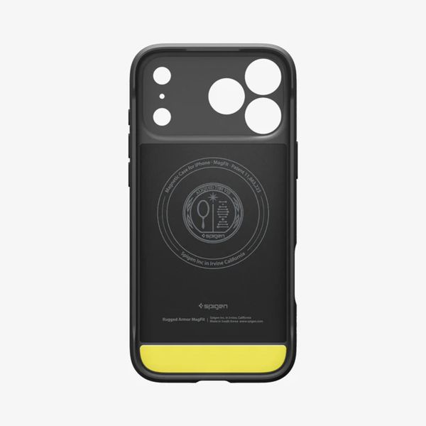 Spigen Coque Rugged Armor MagSafe Apple iPhone 17 Pro Max - Matte Black