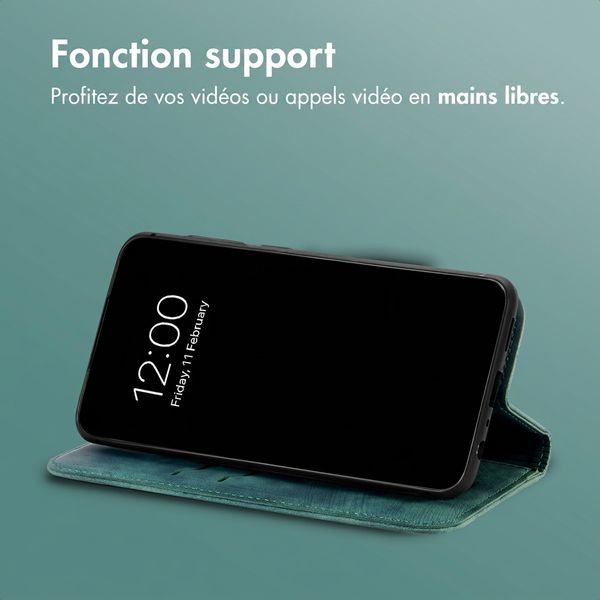 imoshion Étui de téléphone portefeuille Slim Honor 600 Lite - Vert