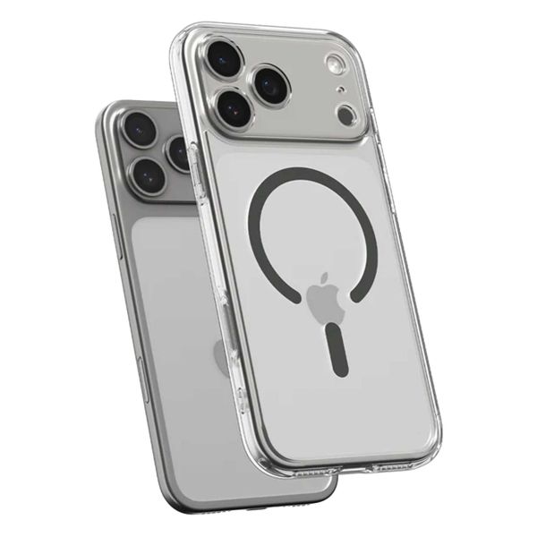 Spigen Coque Ultra Hybrid MagSafe Apple iPhone 17 Pro - Clear Graphite