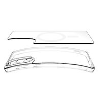 Spigen Coque Ultra Hybrid MagSafe Samsung Galaxy S25 Edge - Clear / White