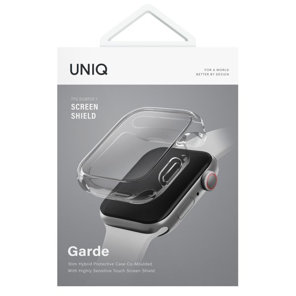 Uniq Coque Garde Hybrid Apple Watch 7 / 8 / 9 - 41 mm - Dove (Clear)