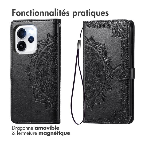 imoshion Etui de télephone Mandala Oppo Reno15 Pro (5G) - Noir