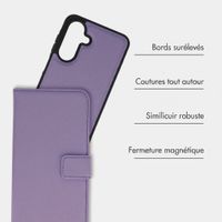 imoshion Étui portefeuille luxe 2-en-1 amovible Samsung Galaxy A26 - Violet