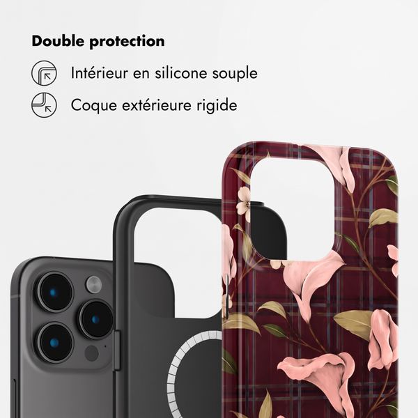 Selencia Coque arrière Vivid avec MagSafe Apple iPhone 15 Pro - Autumn Muse