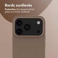 imoshion Coque Couleur Apple iPhone 18 Pro / 17 Pro - Marron