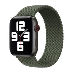 Apple Bracelet Solo tressé Apple Watch | 38/40/41/42 mm - Taille 6 - Inverness Green