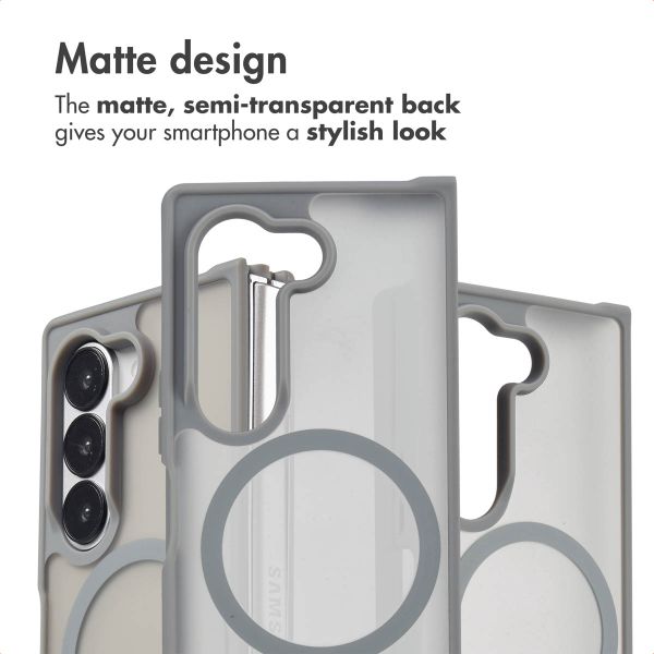 imoshion Coque Color Guard avec MagSafe Samsung Galaxy Z Fold 6 - Gris
