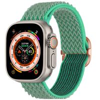 imoshion Bracelet en nylon élastique Apple Watch | 44/45/46/49 mm - Turquoise