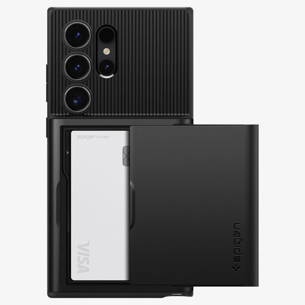 Spigen Coque Slim Armor Samsung Galaxy S24 Ultra - Noir