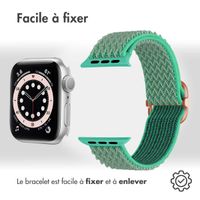 imoshion Bracelet en nylon élastique Apple Watch | 38/40/41/42 mm - Turquoise