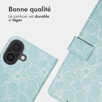 imoshion Étui de télephone portefeuille Design Apple iPhone 16 - Botanica