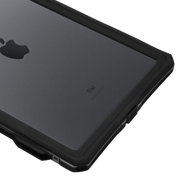 Redpepper Coque tablette étanche Apple iPad 9 (2021) 10.2 pouces / iPad 8 (2020) 10.2 pouces / iPad 7 (2019) 10.2 pouces - Noir