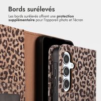 imoshion Étui de télephone portefeuille Design Samsung Galaxy A35 - Leopard Mood
