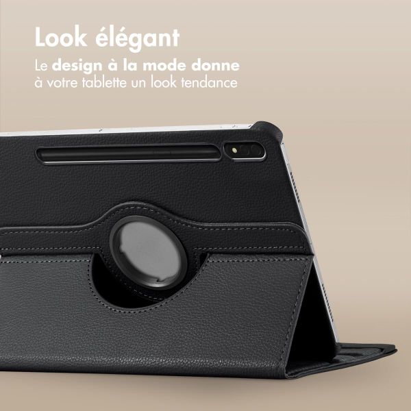imoshion Coque tablette rotatif à 360° Samsung Galaxy Tab S6 - Noir