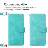 imoshion Etui de télephone portefeuille avec cordon Samsung Galaxy S25 Plus - Turquoise