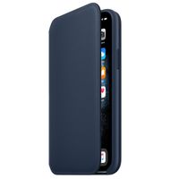 Apple Étui de télephone portefeuille Leather Folio Apple iPhone 11 Pro - Deep Sea Blue