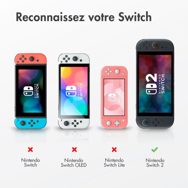 imoshion Raquettes de tennis Nintendo Switch 2 - Set de 2 - Bleu / Rose