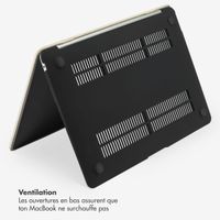 Selencia Coque en velours Apple MacBook Pro 13 pouces (2020 / 2022) - Beige