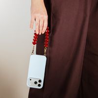 Selencia Coque arrière Rivièra avec MagSafe avec crochets amovibles Apple iPhone 17 Pro - Powder Blue