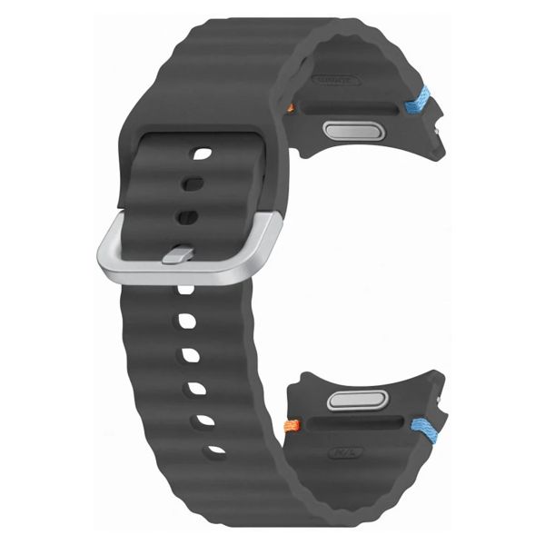 Samsung Bracelet Sport original Samsung Galaxy Watch 4 / 5 / 6 / 7 / FE (20 mm) - Taille M/L - Dark Gray