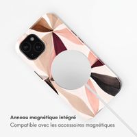 Selencia Coque arrière Vivid avec MagSafe Apple iPhone 15 - Silk Spirit