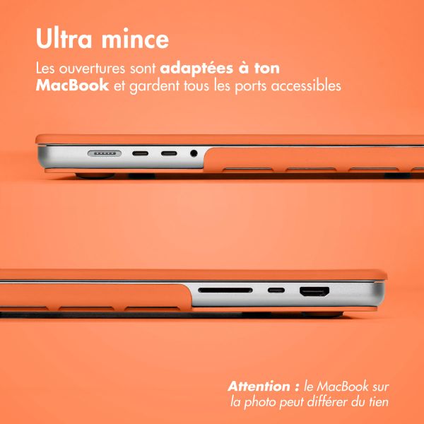 imoshion Coque rigide Apple MacBook Pro 13 pouces (2020 / 2022) - Apricot Crush Orange