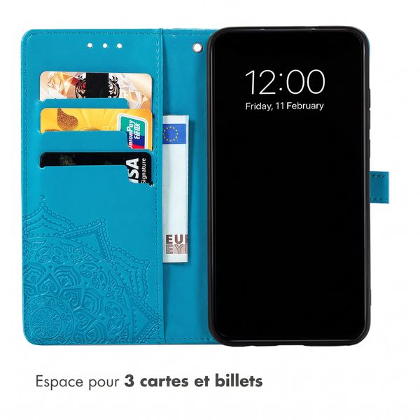 imoshion Etui de télephone Mandala Xiaomi Redmi Note 17 (5G) - Turquoise