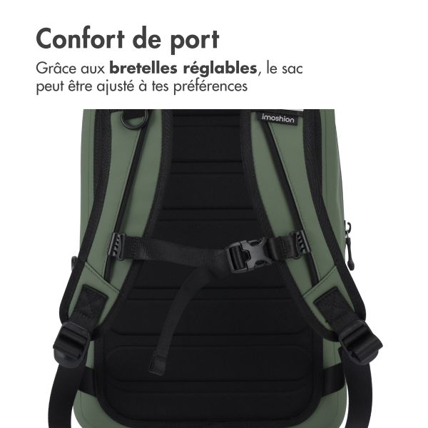 imoshion Sac à dos Hermétique et Étanche 10L - Petit - Vert armée