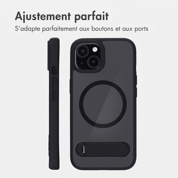 Accezz Coque arrière Hold avec MagSafe Apple iPhone 15 - Black