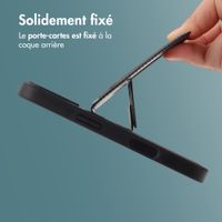 imoshion Coque arrière avec porte-cartes et support Apple iPhone 17 - Noir