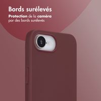 imoshion Coque Couleur Apple iPhone 17e / 16e - Wine Red