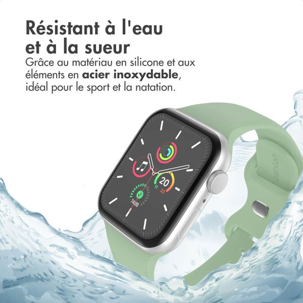 imoshion Bracelet en silicone⁺ Apple Watch | 38/40/41/42 mm - Taille S/M - Pistachio