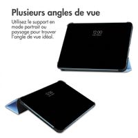 imoshion Coque tablette Trifold Apple iPad 11 (2025) 11 pouces A16 / iPad 10 (2022) 10.9 pouces - Bleu clair