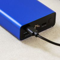 imoshion Ultra Series Aluminium Batterie externe 20.000 mAh - Charge rapide jusqu'à 33 watts - Cobalt Blue
