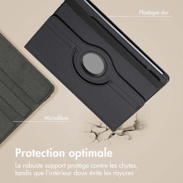 imoshion Coque tablette rotatif à 360° Samsung Galaxy Tab S6 - Noir