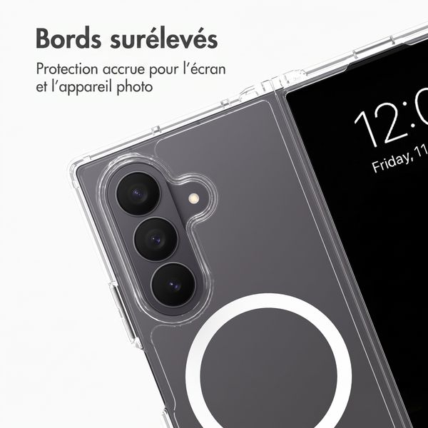 Accezz Coque arrière Xtreme Impact avec MagSafe Samsung Galaxy Z Fold 8 Ultra - Transparent